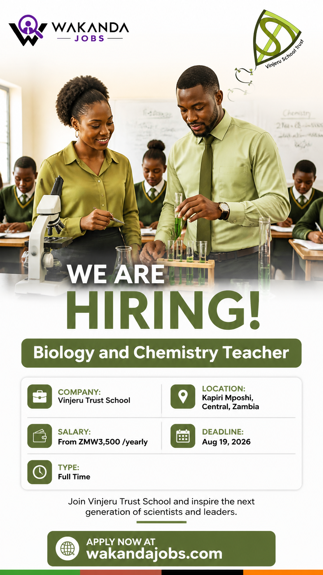 Biology and Chemistry Teacher