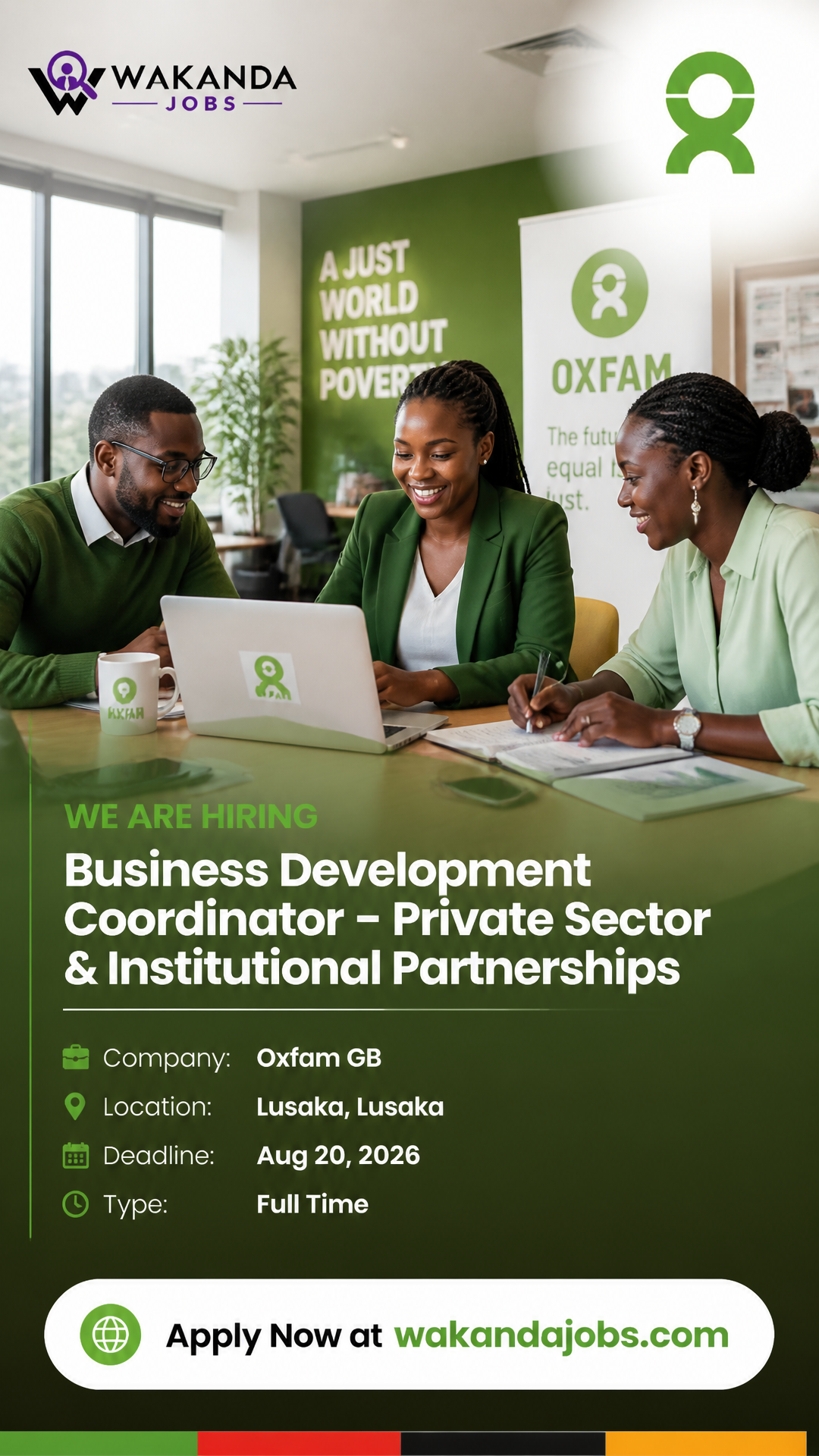 Business Development Coordinator – Private Sector & Institutional Partnerships