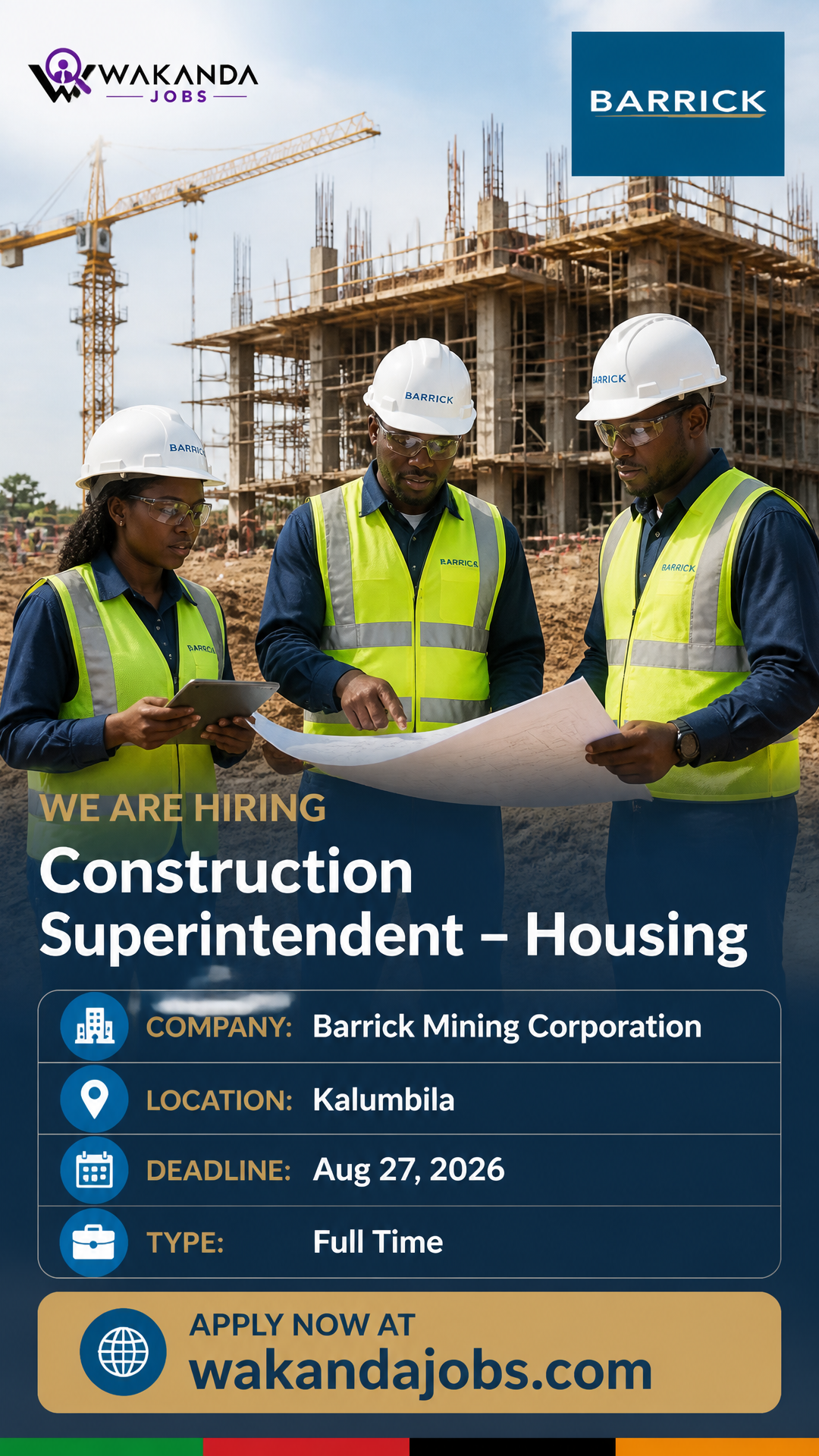 Construction Superintendent – Housing