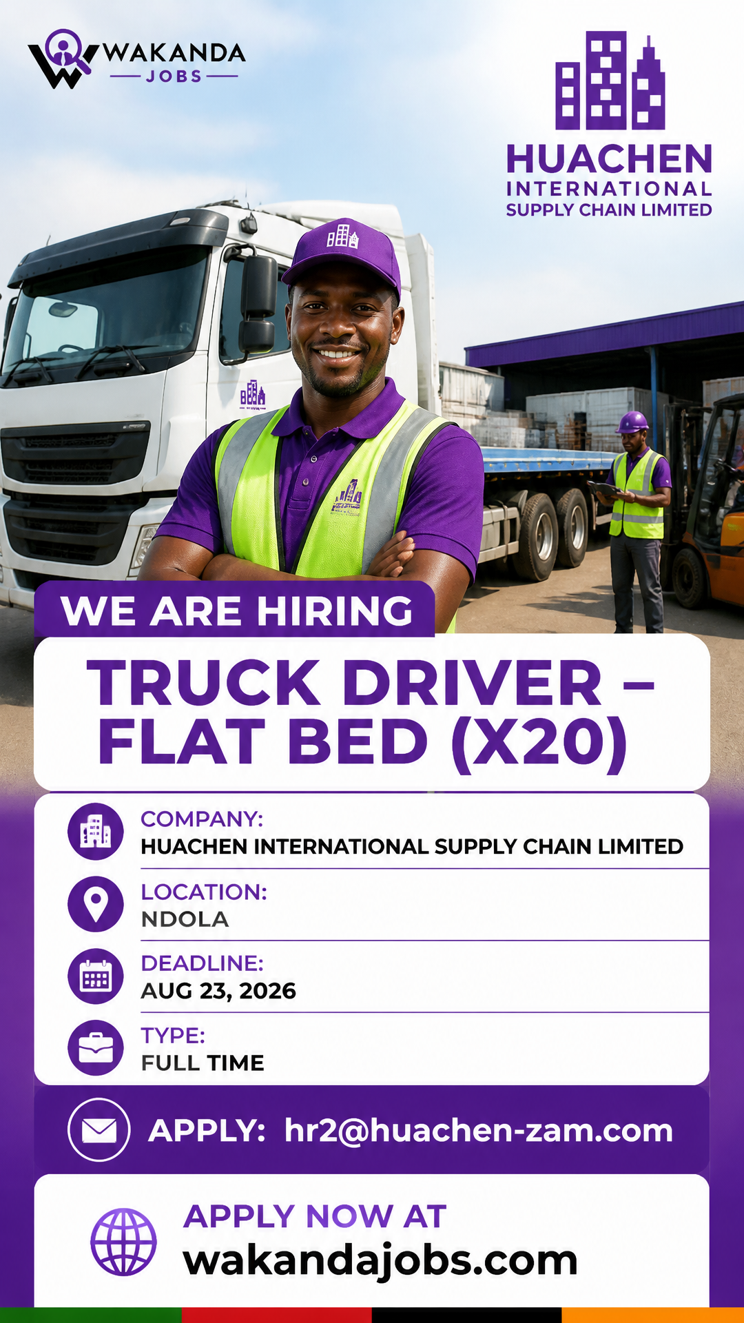 Truck Driver – Flat Bed (X20)
