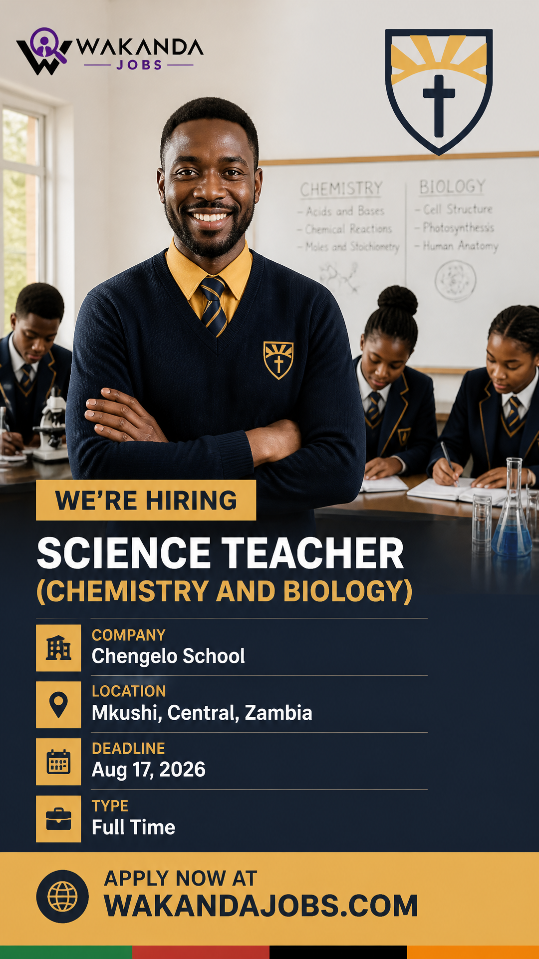 Science Teacher (Chemistry and Biology)