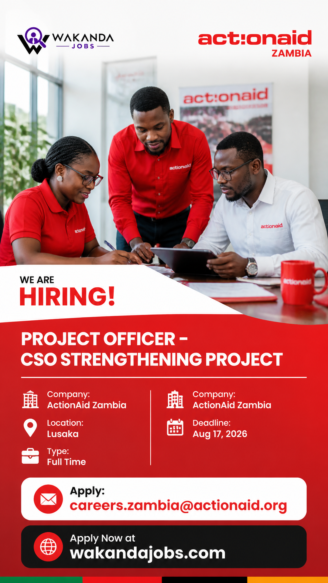 PROJECT OFFICER – CSO STRENGTHENING PROJECT