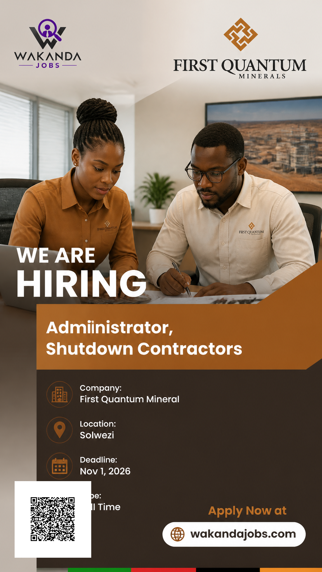 Administrator, Shutdown Contractors