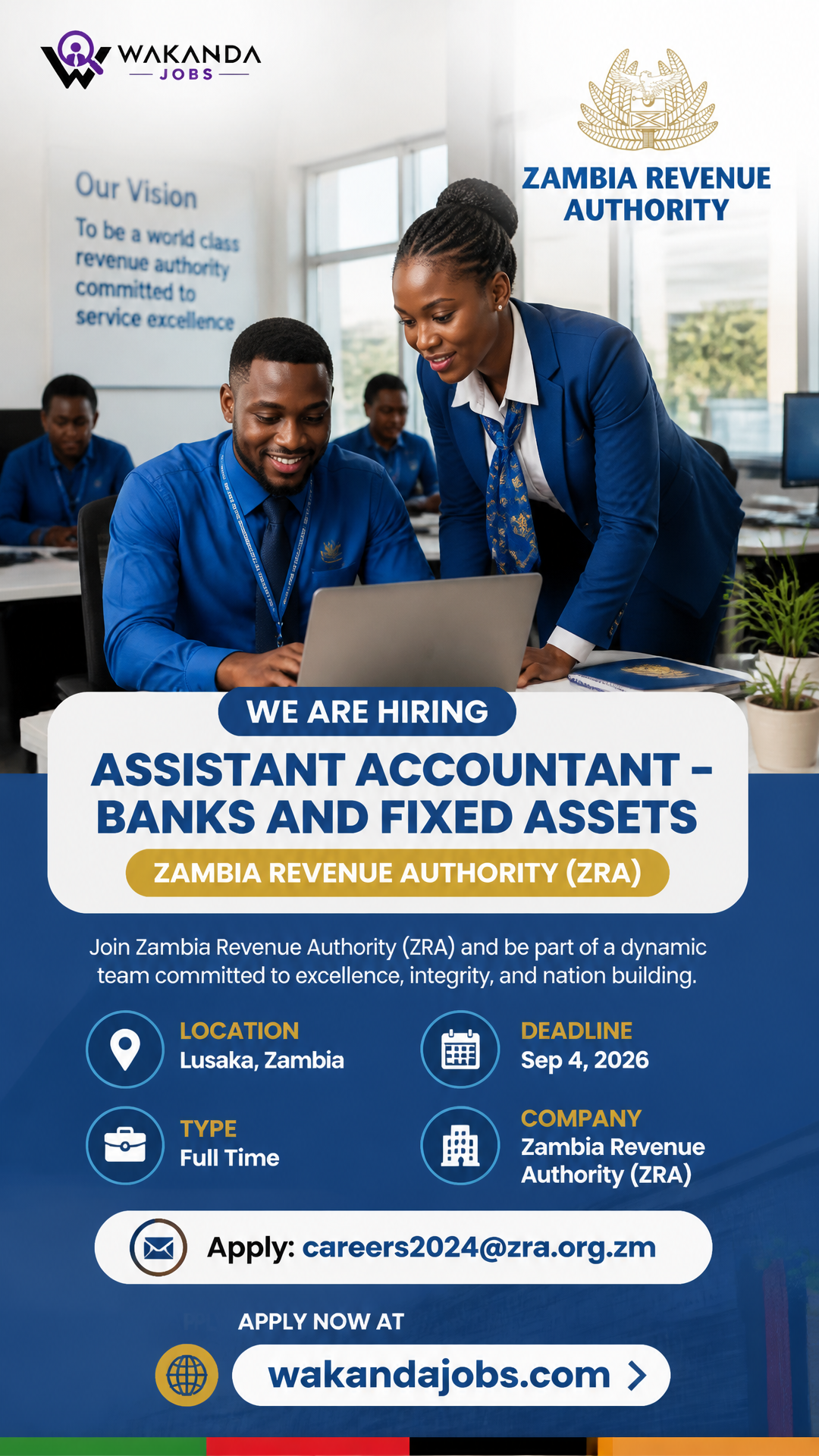 Assistant Accountant – Banks and Fixed Assets