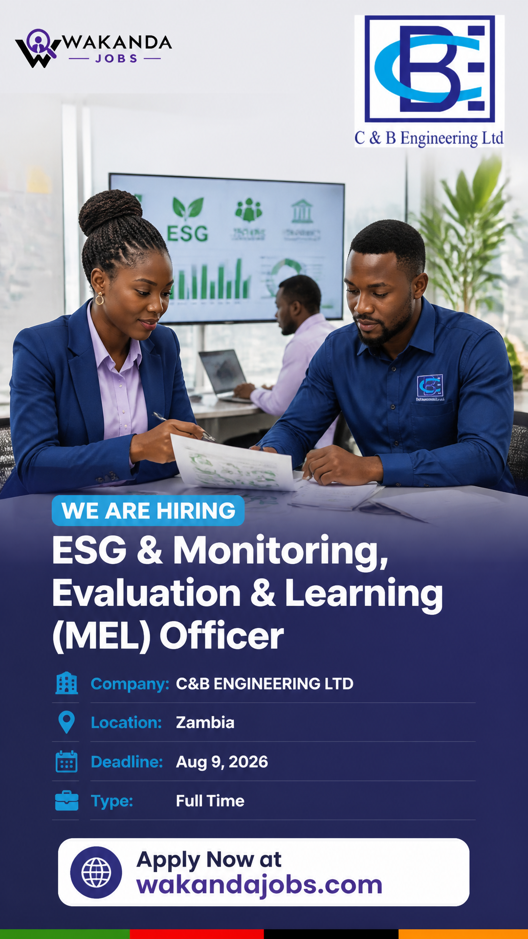 ESG & Monitoring, Evaluation & Learning (MEL) Officer