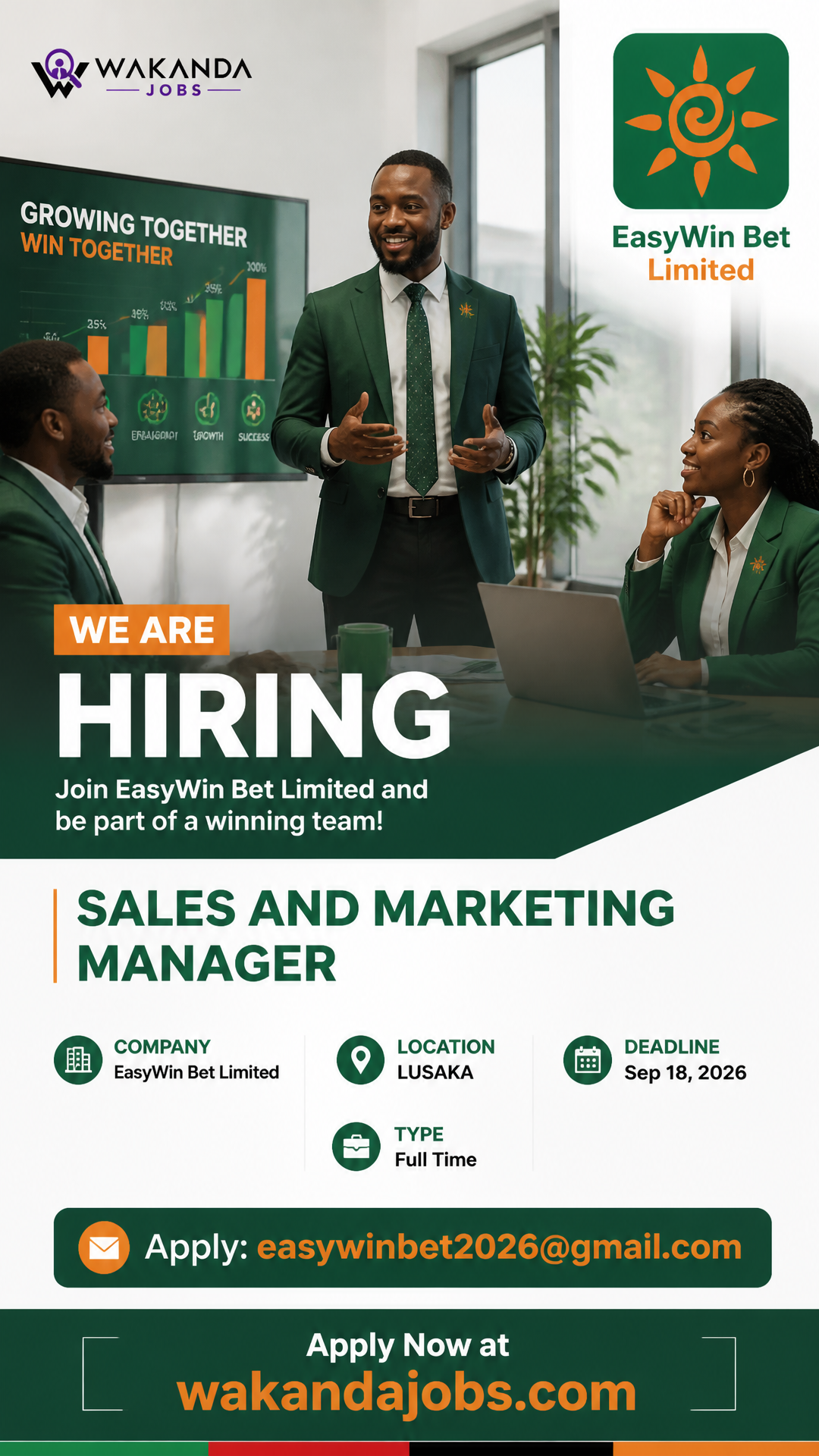 SALES AND MARKETING MANAGER