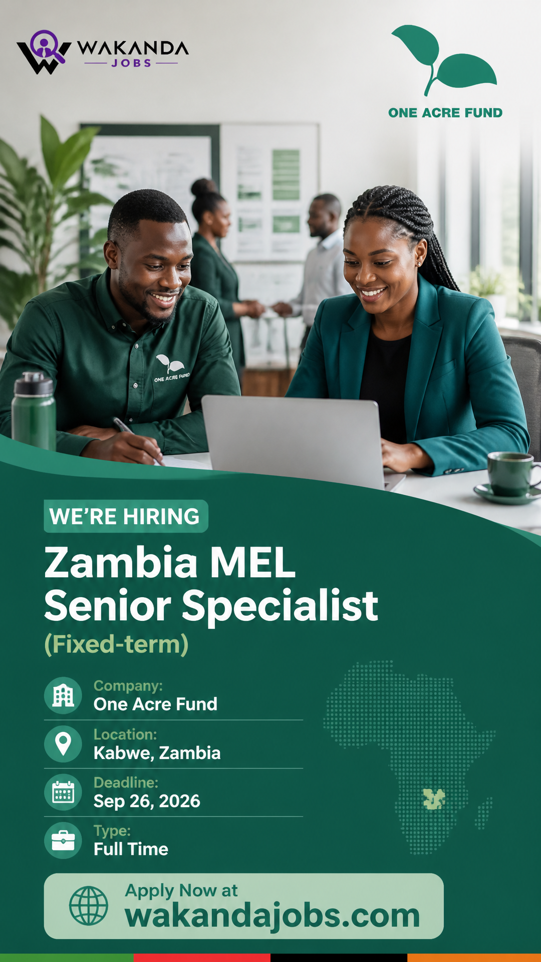 Zambia MEL Senior Specialist (Fixed-term)