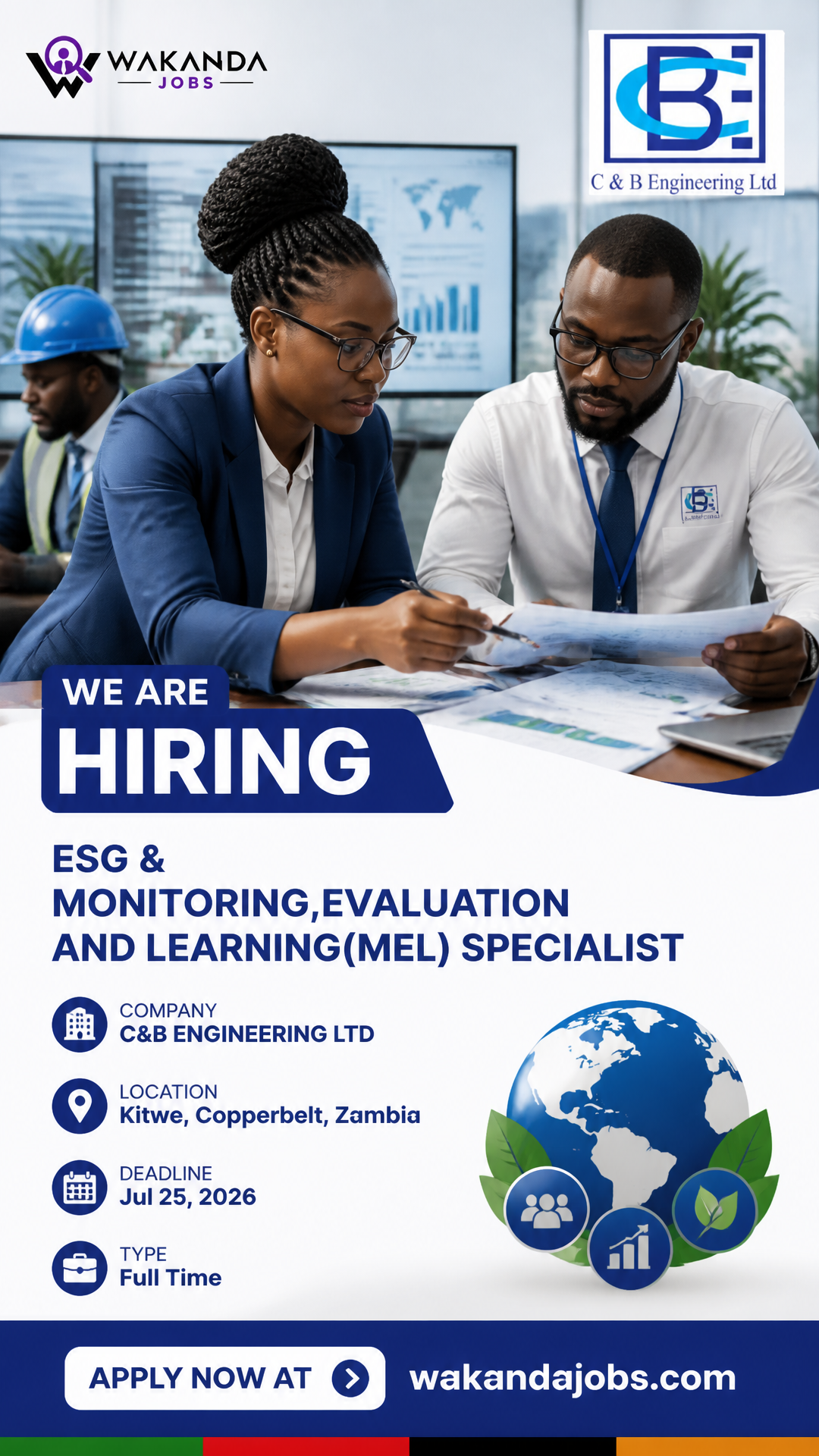 ESG & MONITORING,EVALUATION AND LEARNING(MEL) SPECIALIST