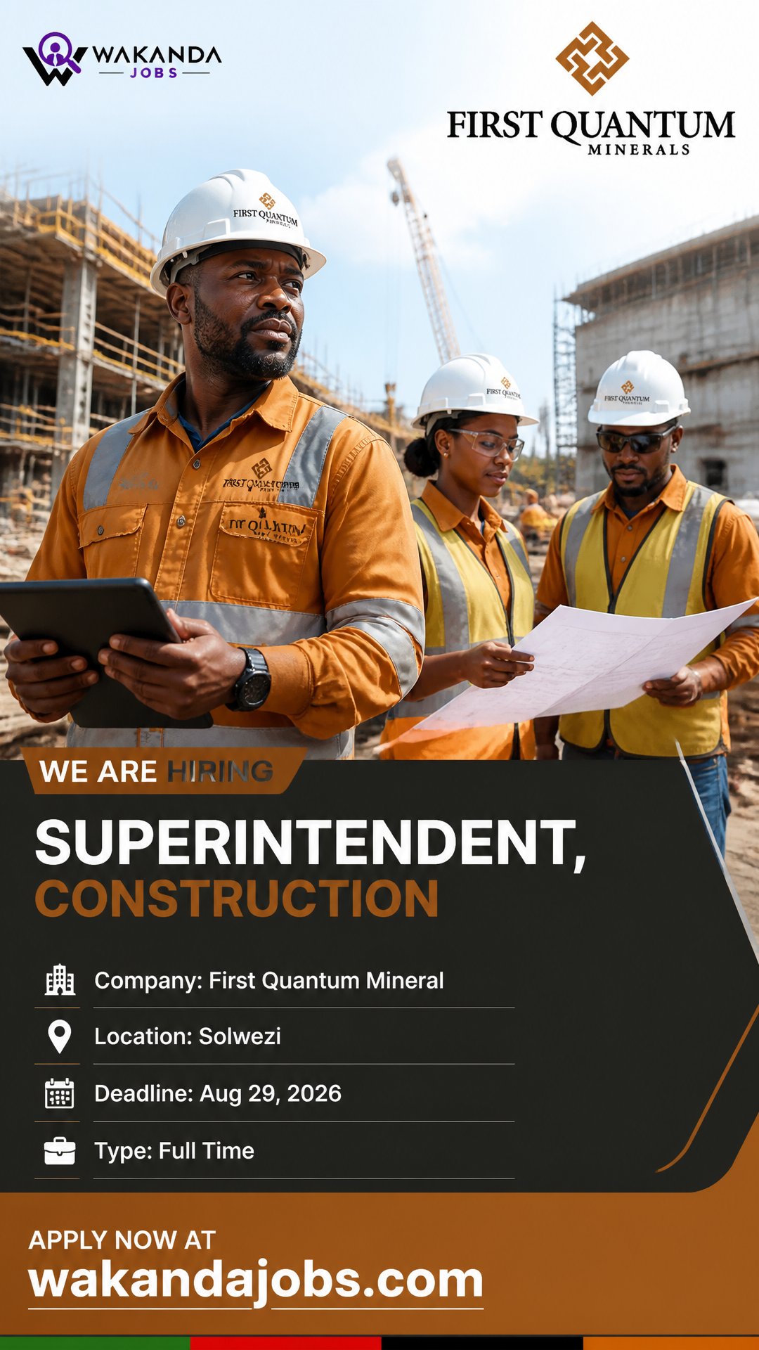 Superintendent, Construction