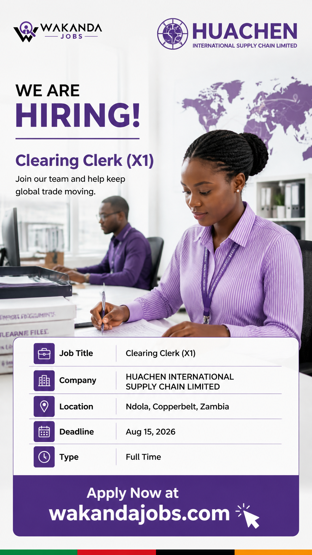 Clearing Clerk (X1)