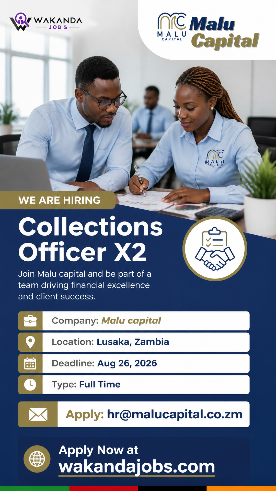 Collections Officer X2
