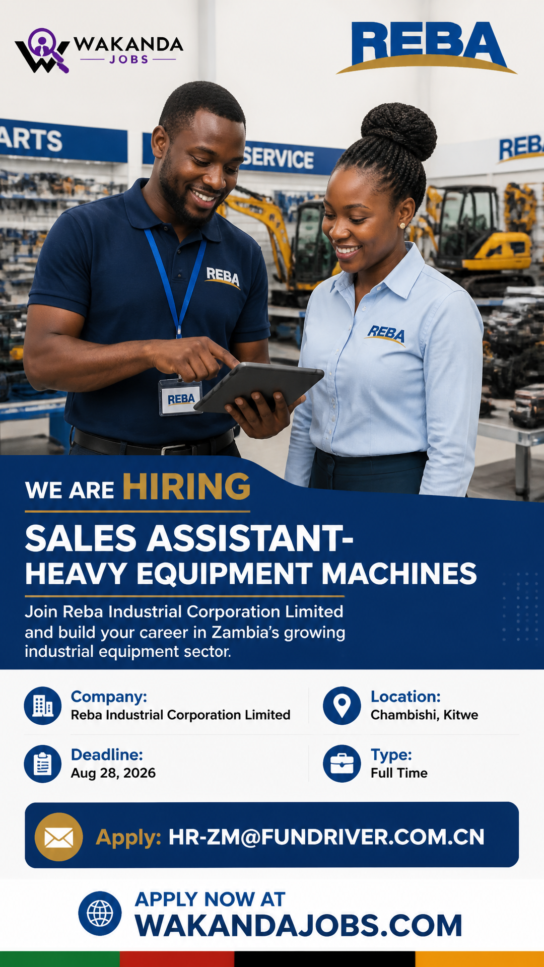 Sales Assistant-Heavy Equipment Machines