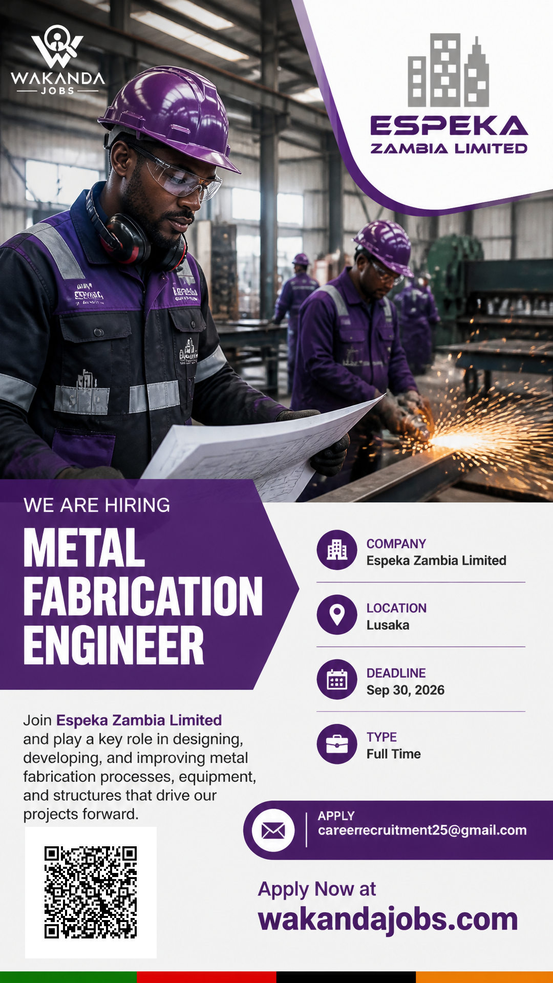 Metal Fabrication Engineer and Production Manager