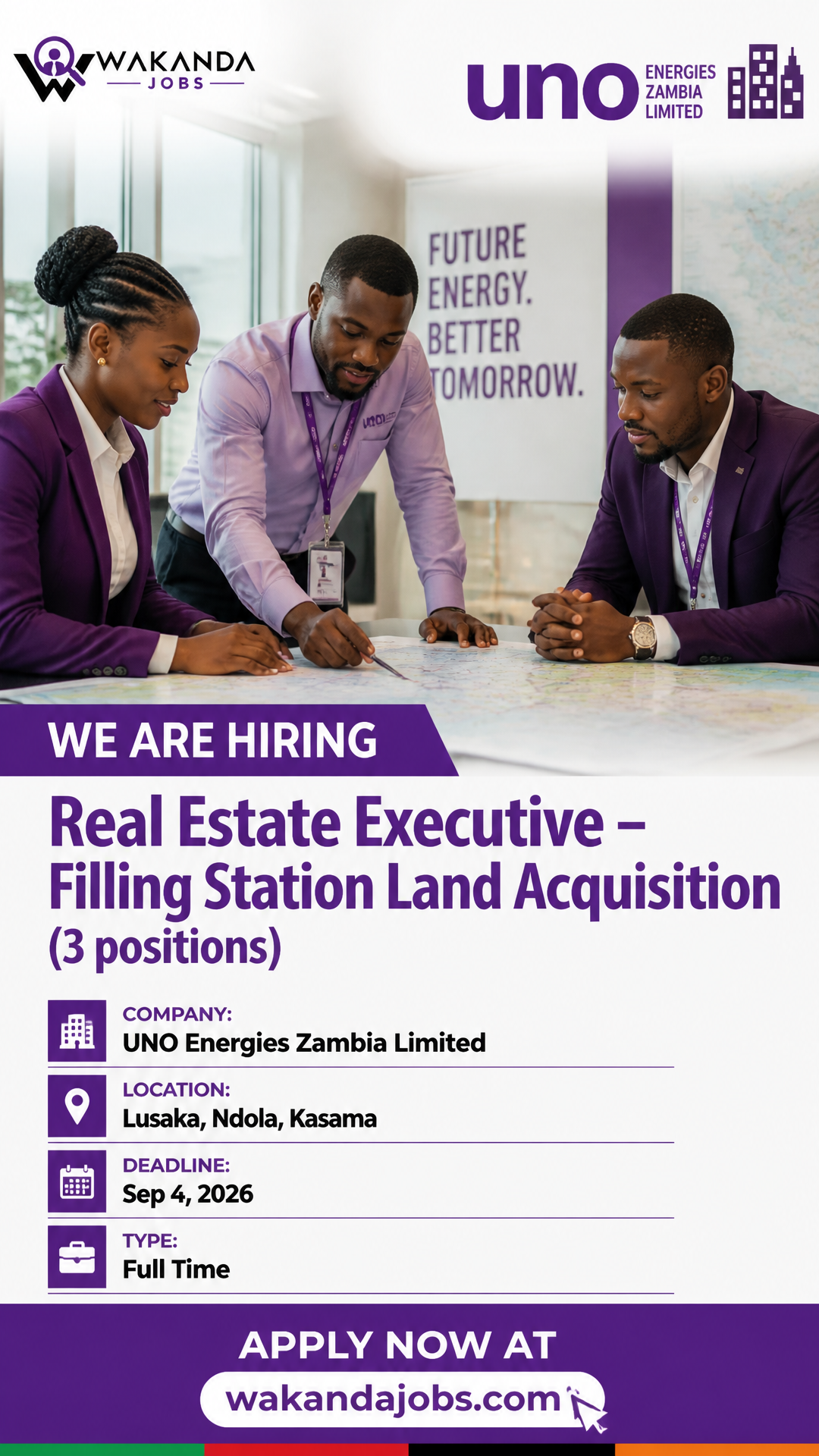 Real Estate Executive – Filling Station Land Acquisition (3 positions)