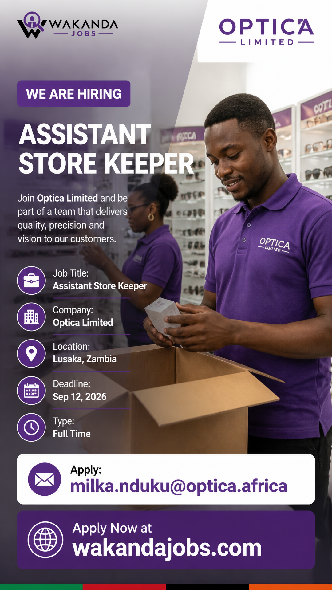 Assistant Store Keeper